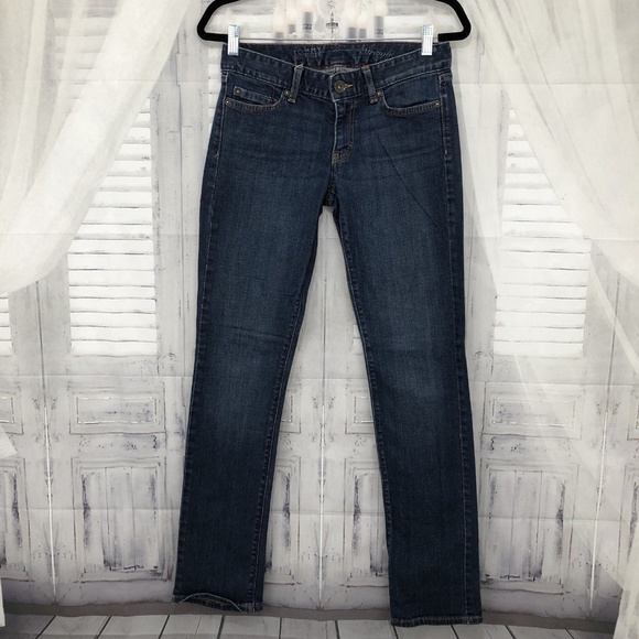 Tommy Hilfiger Women Size 2R 2 Reg Straight Leg Blue Denim Jeans Medium Wash - Picture 1 of 7